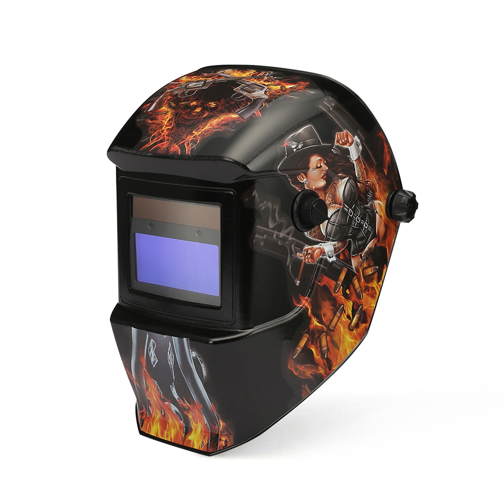 Aloe433E Matte Black Flame Girl