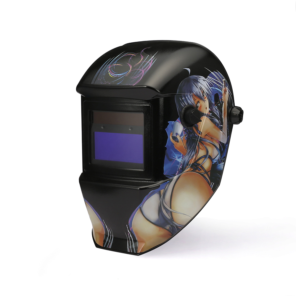 Aloe433E Matte Black Cartoon Girl