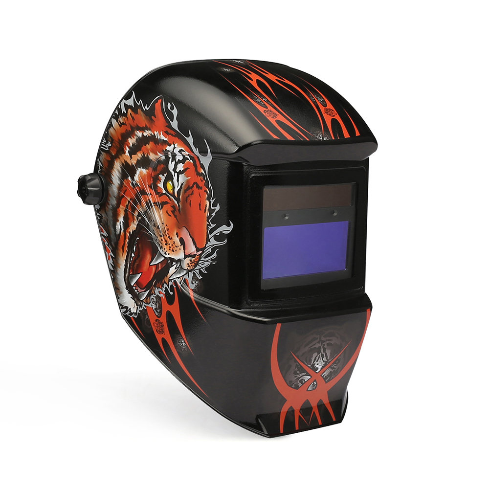 Aloe433E Matte Black Printed Tiger