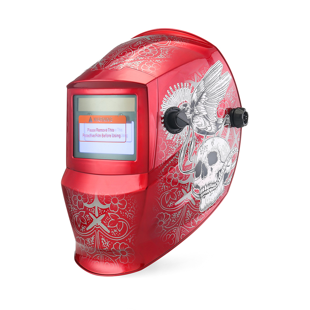 CENTAURY 433E Red background with silver skull