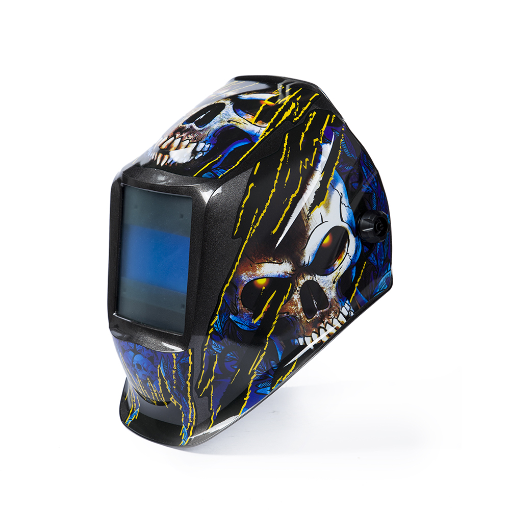 TIGER 501i Metal Gray Skull Blue Skull