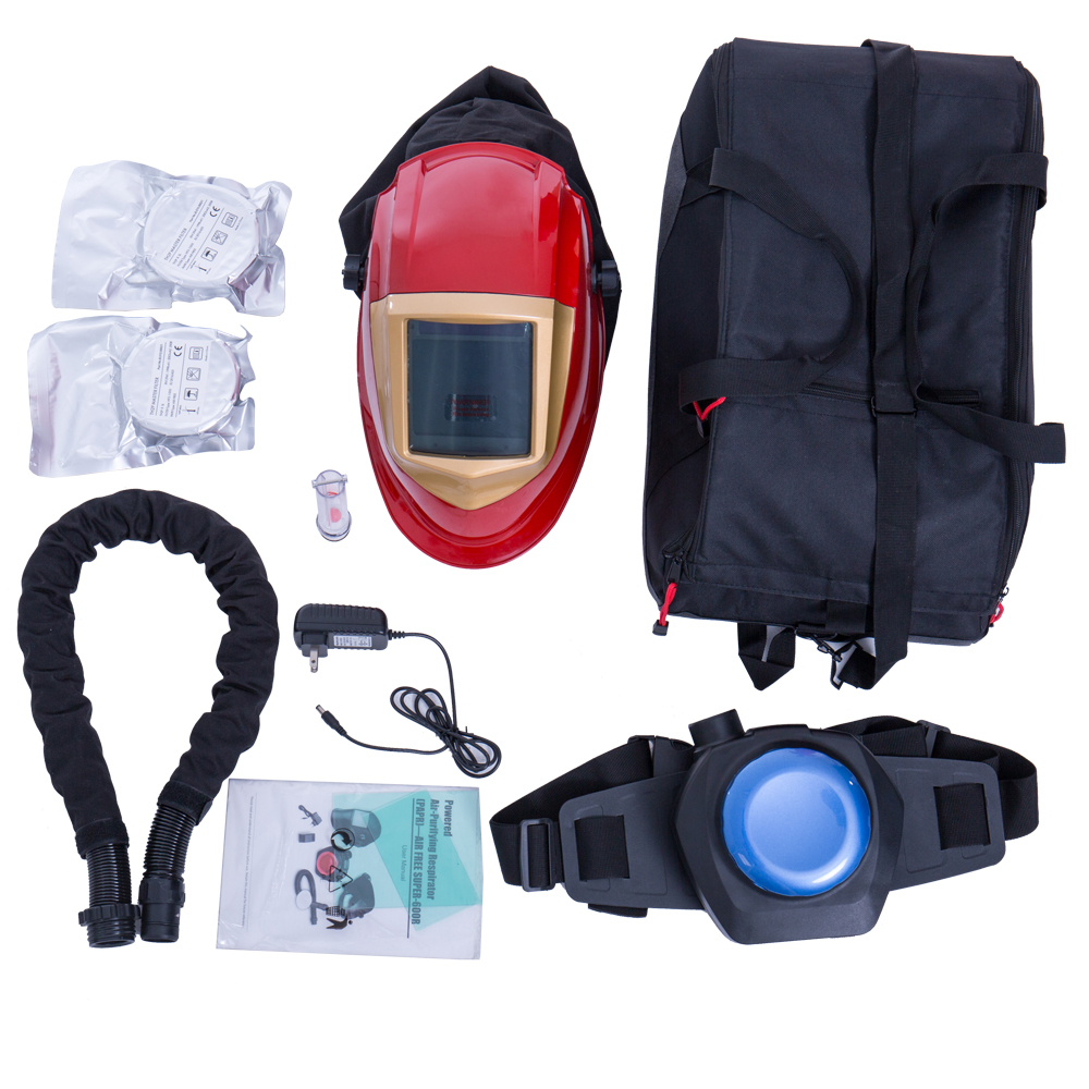 Breathe Safe, Work Confidently with Our High-Performance Powered Air Purifying Respirators (PAPRs)